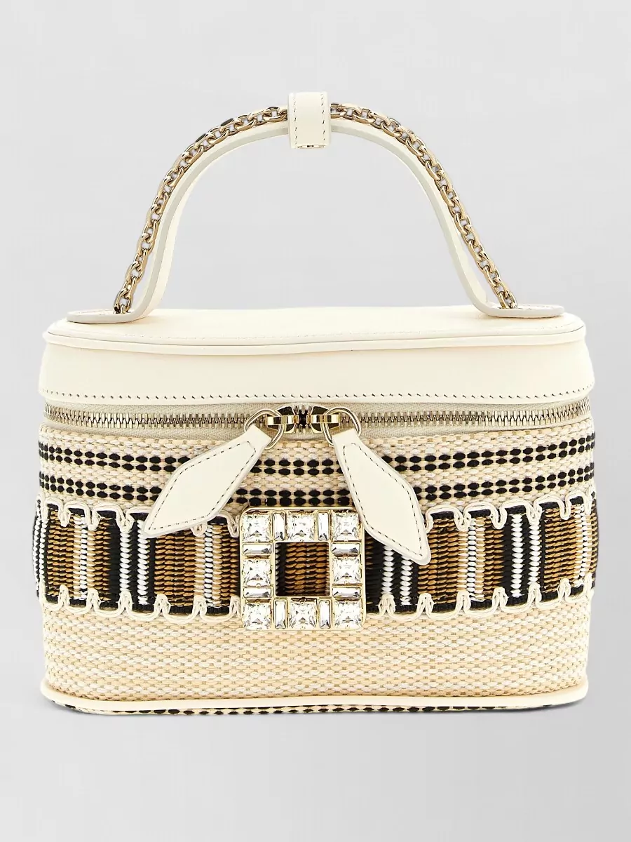 Roger Vivier Raffia Mini Bag
