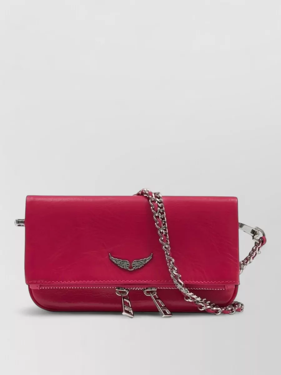 Zadig & Voltaire rock nano leather shoulder bag
