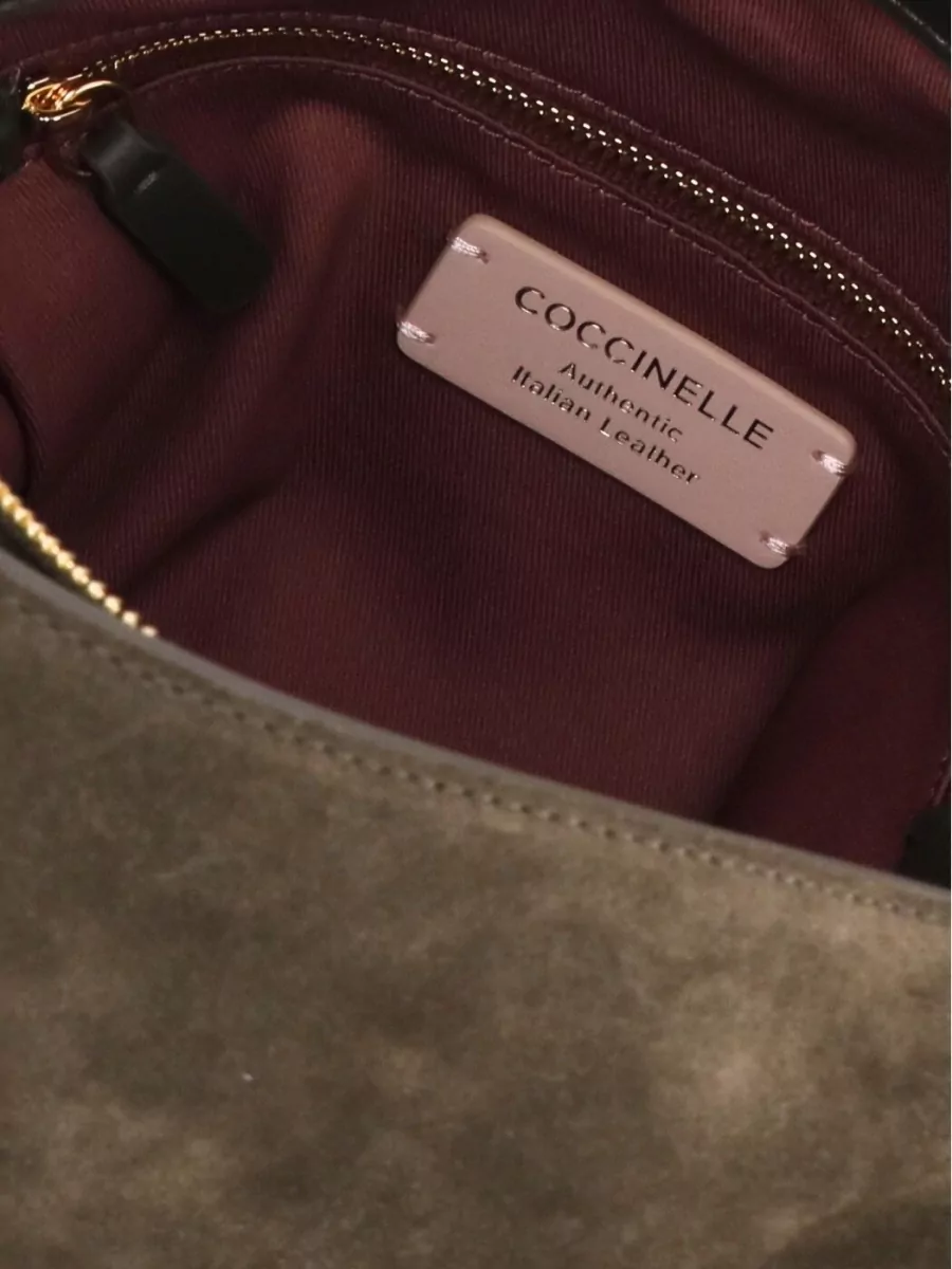 Coccinelle Suede Shoulder Bag