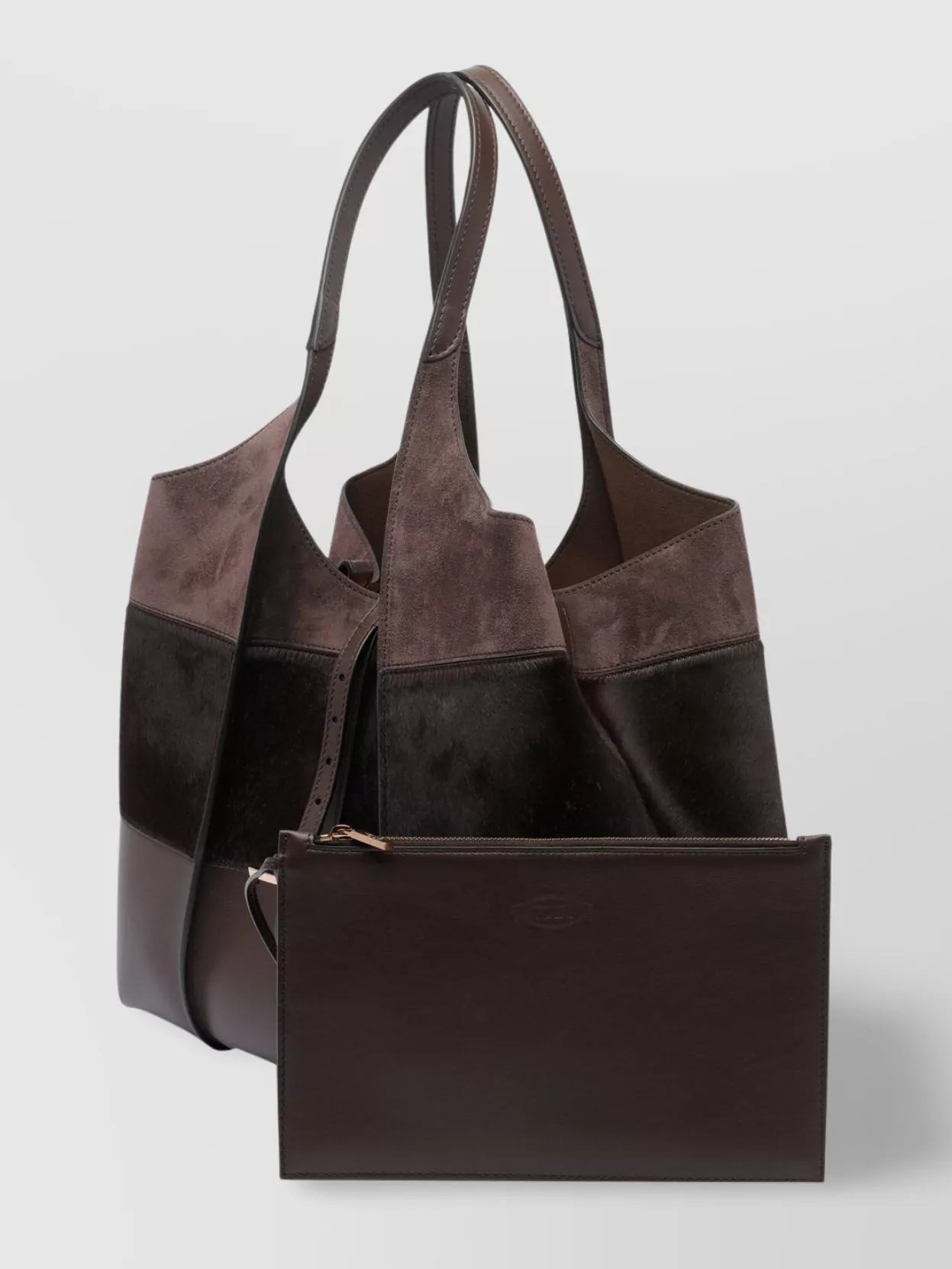 Tod's Block Design Tote Bag With Dual Handles