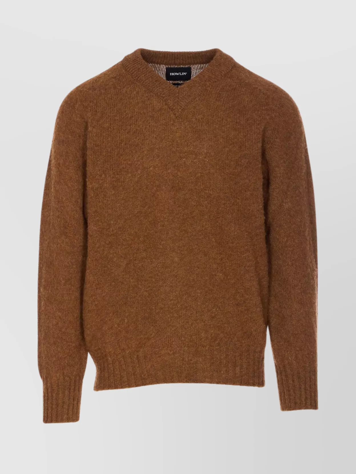 Howlin Wool V-Neck Long-Sleeve Jumper