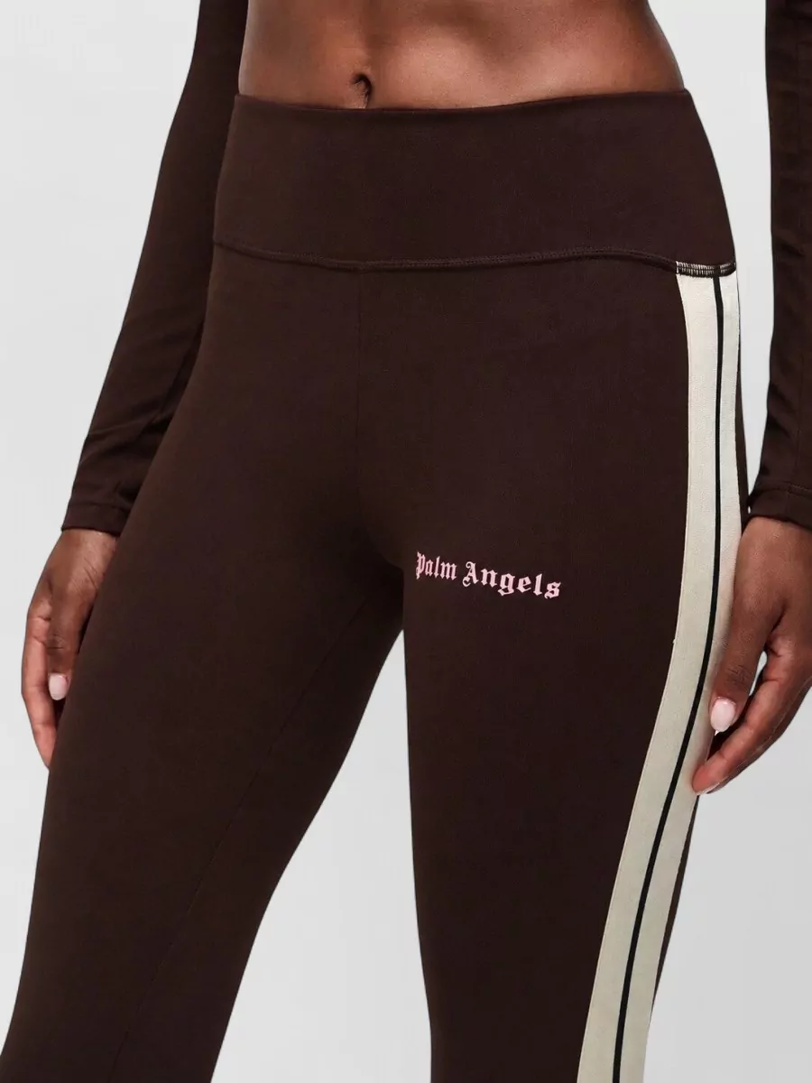 Palm Angels Leather Track Leggings