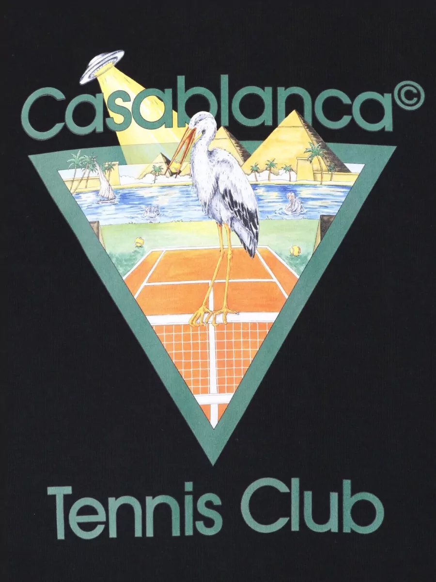 Casablanca Printed Short-Sleeve T-Shirt