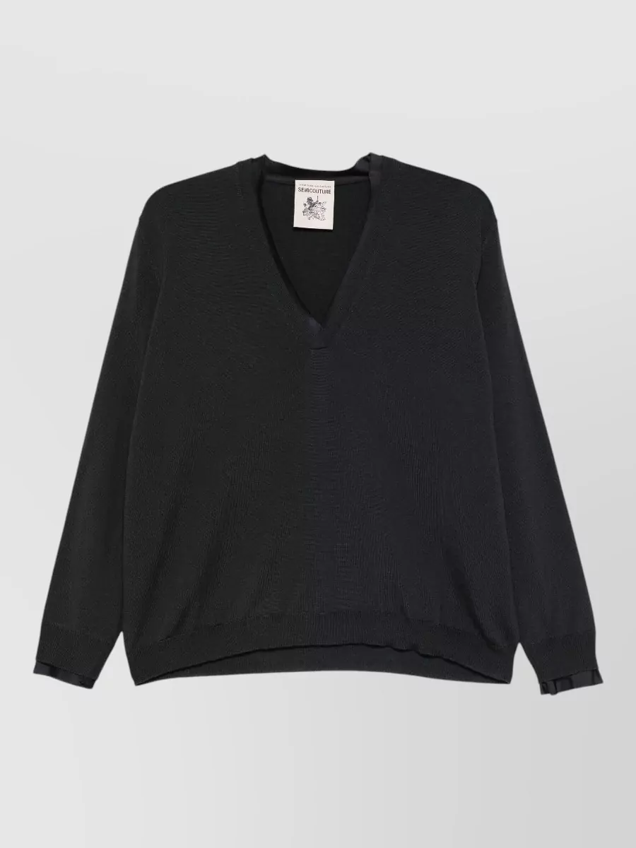 Semicouture fine-knit jumper leya