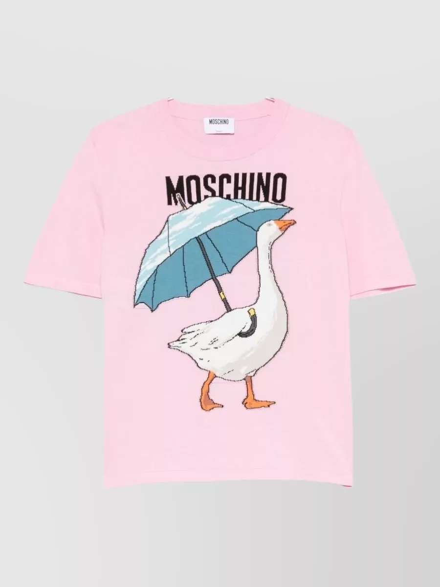 Moschino cotton crewneck t-shirt