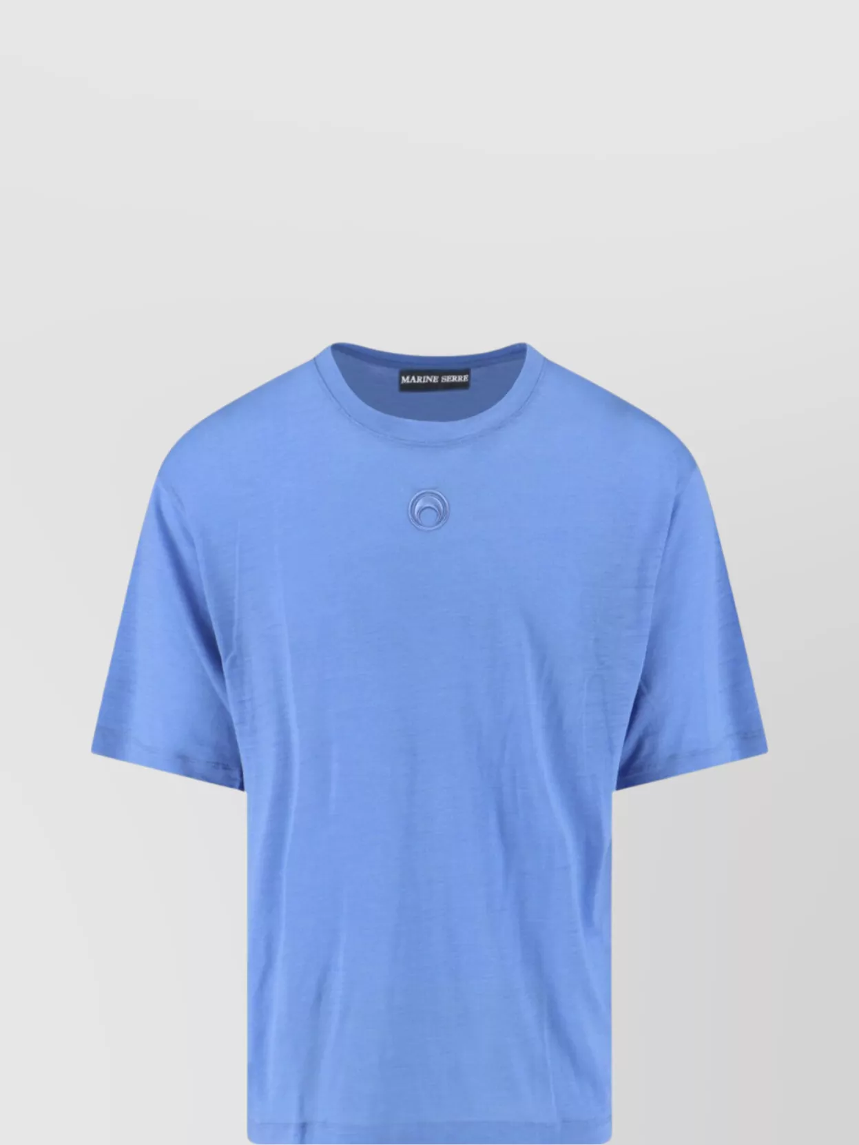 Marine Serre Short Sleeve Top Crew Neck