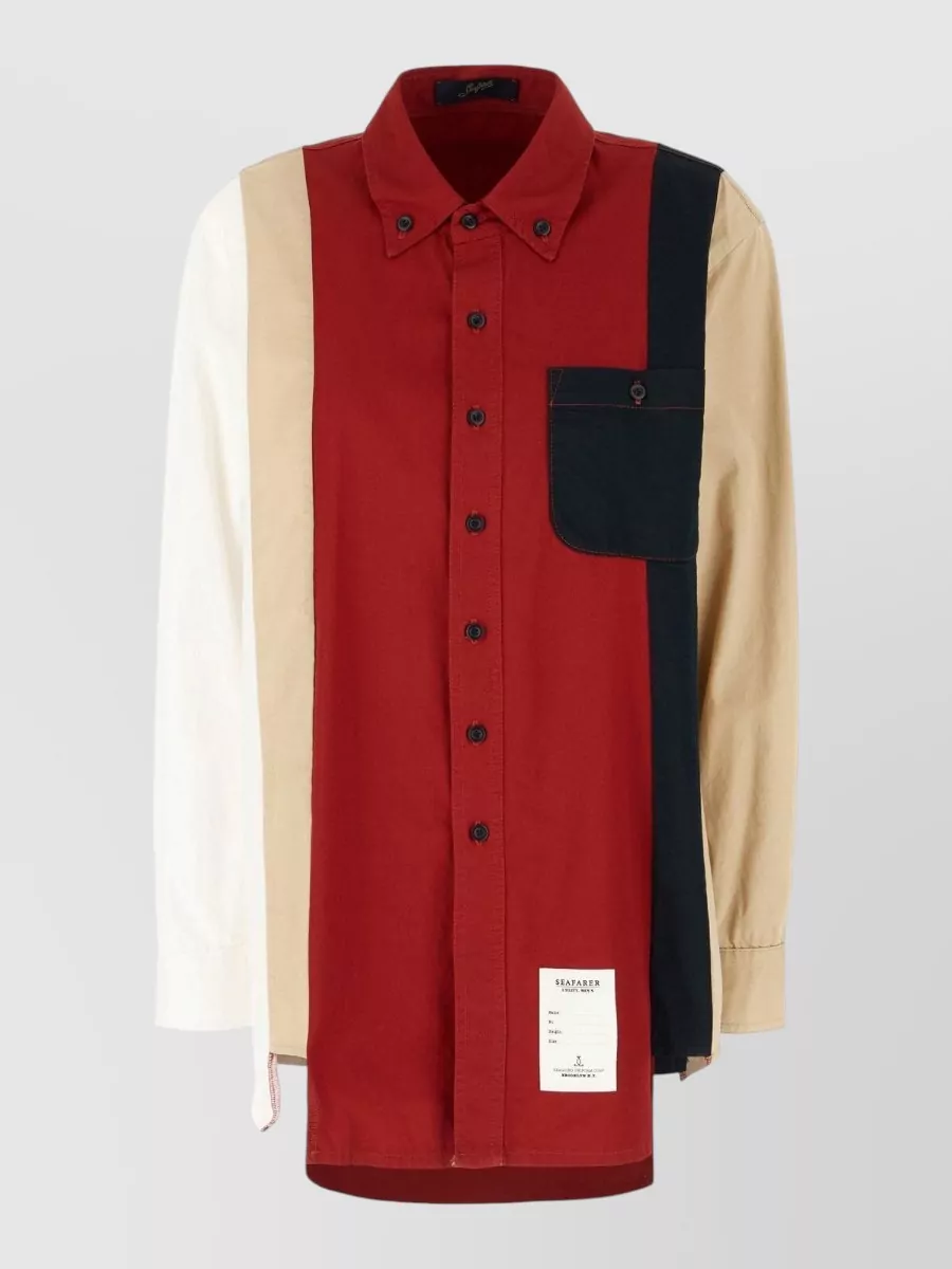 Seafarer Cotton asymmetric shirt
