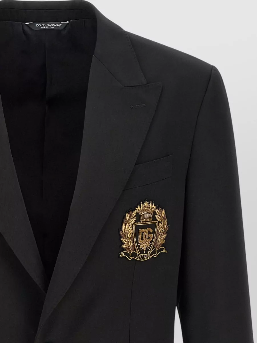 Dolce&Gabbana Virgin Wool Single-Breasted Blazer
