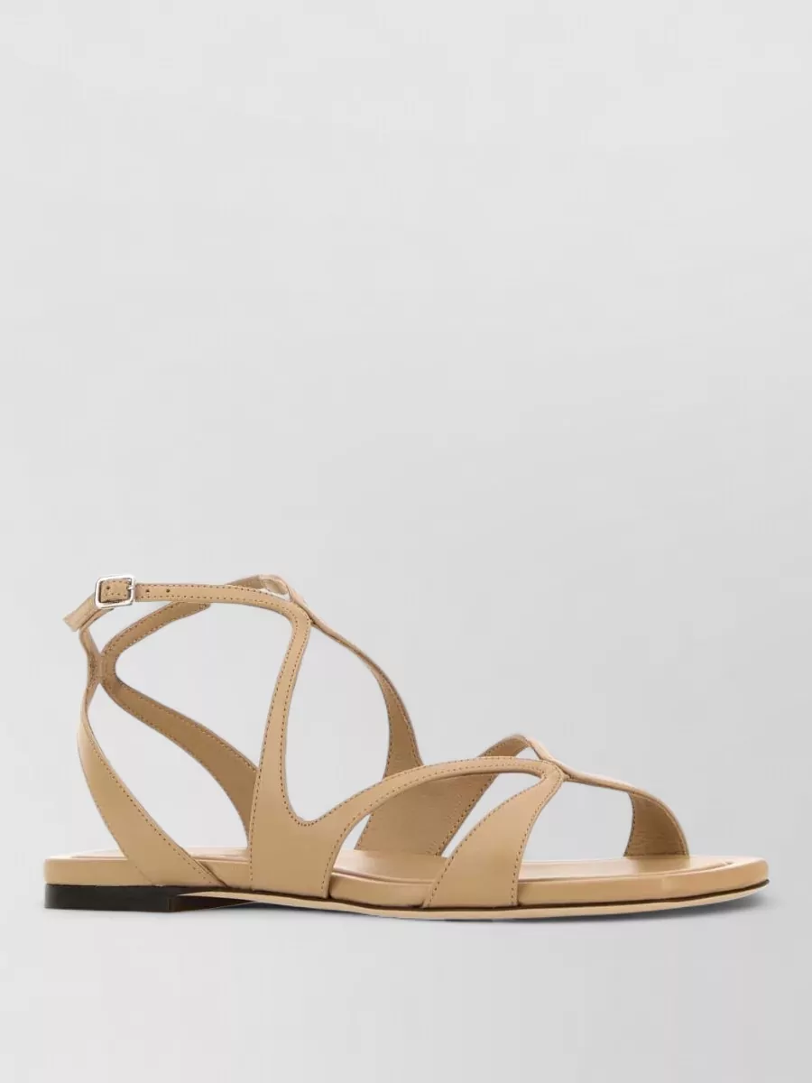 Jimmy Choo leather flat sandals
