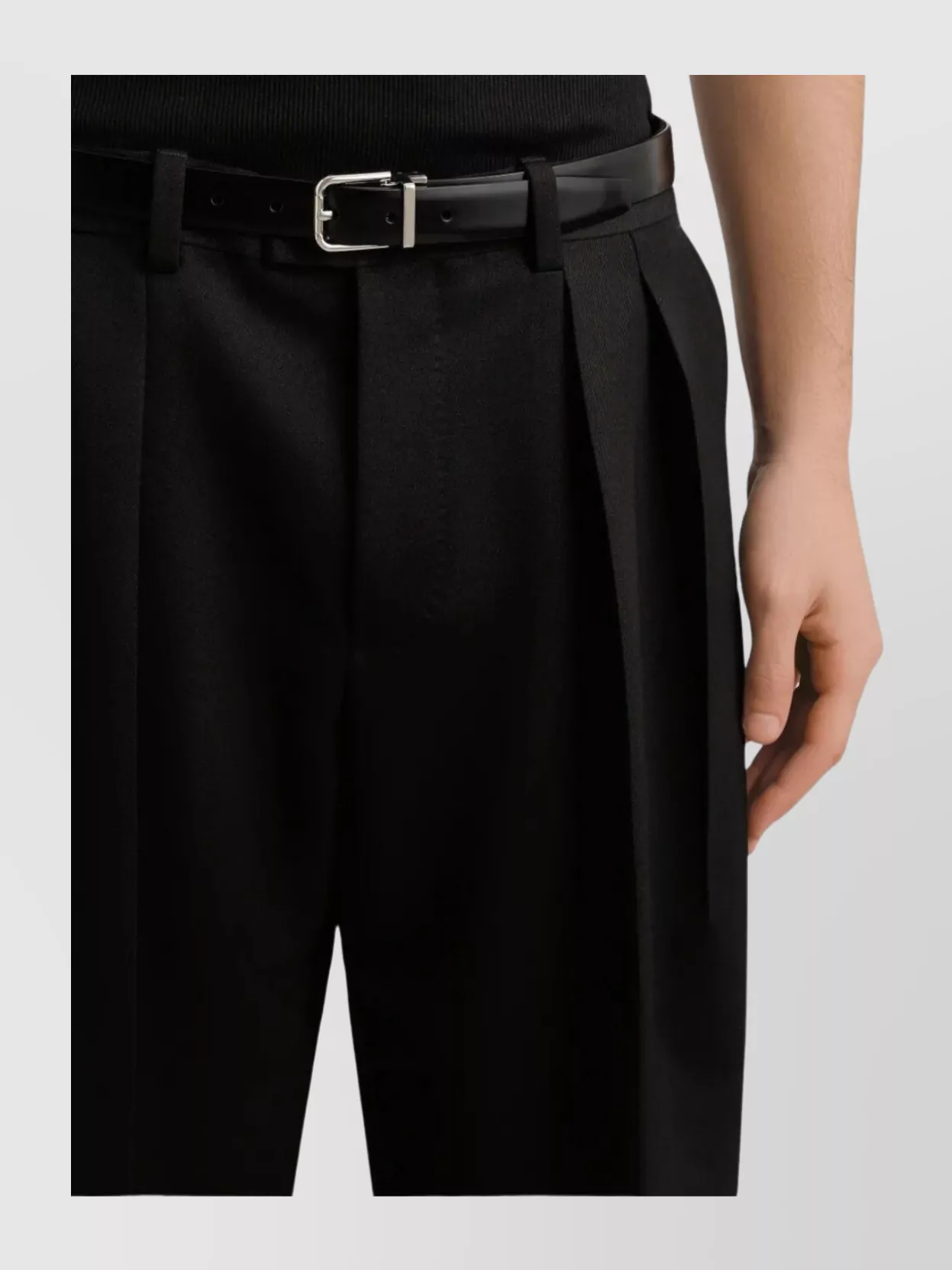 Dolce&Gabbana Tailored Trousers With Pleats And Side Pockets