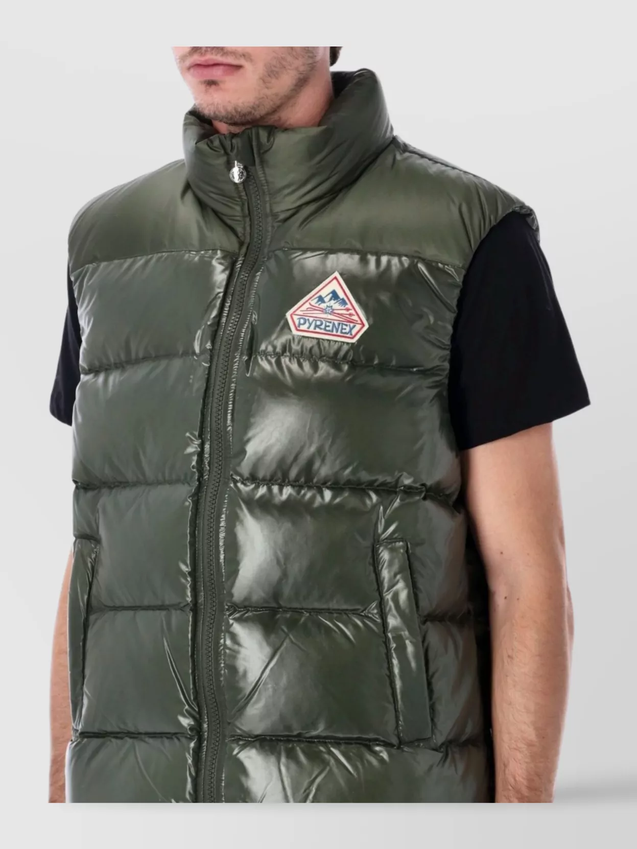 Pyrenex High Collar Sleeveless Puffer Jacket