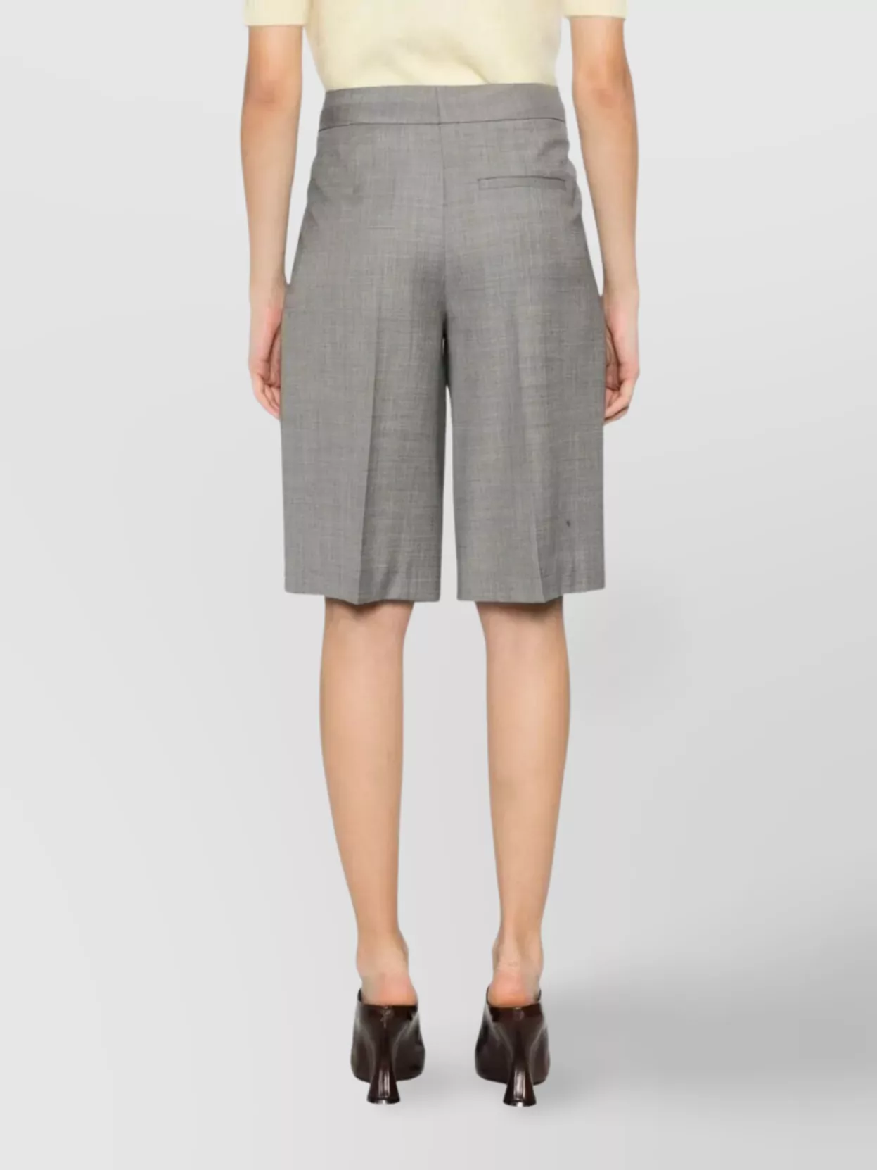 Loulou Studio Bermuda Shorts With Tailored Pleated Design