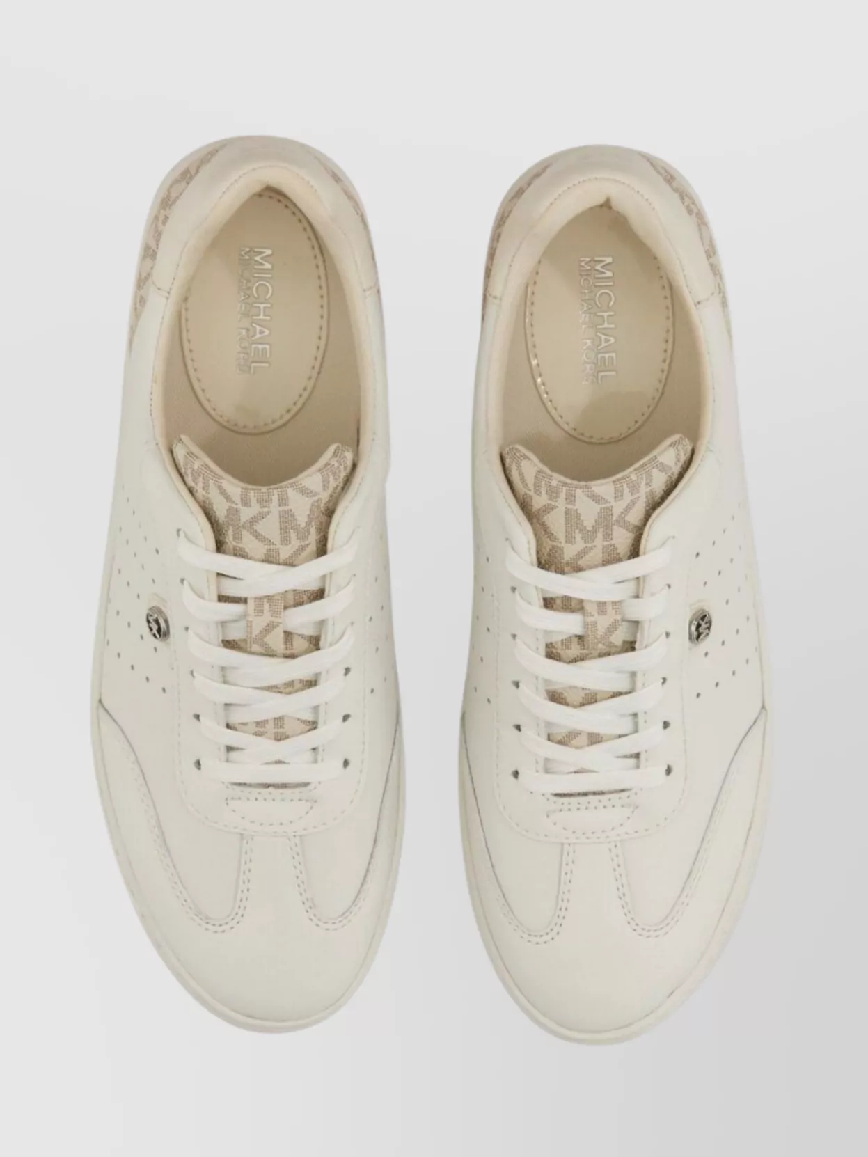 Michael Kors "scotty" Low-top Sneakers With Perforated Detailing