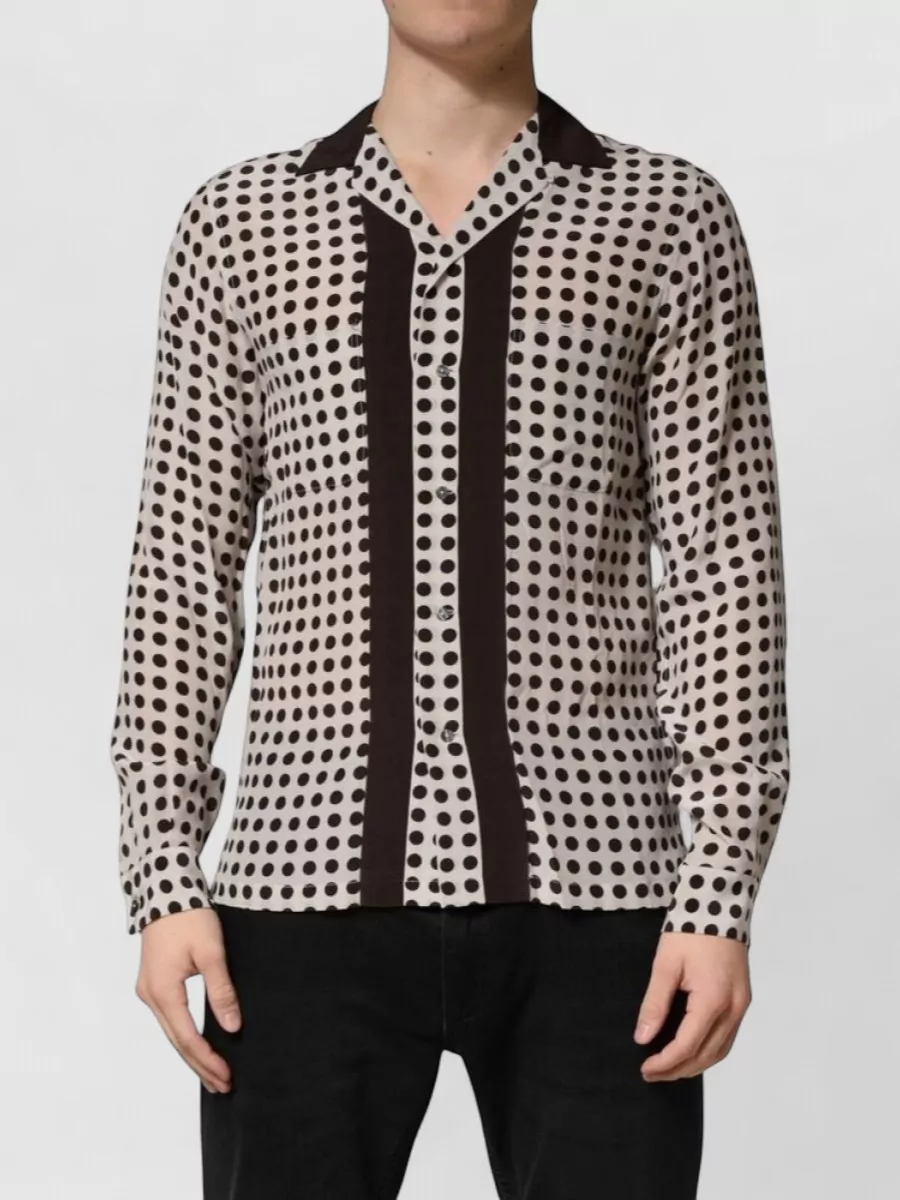 Dolce&Gabbana silk polka dot shirt
