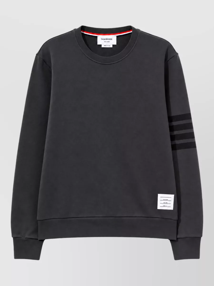 Thom Browne printed long-sleeve crewneck t-shirt