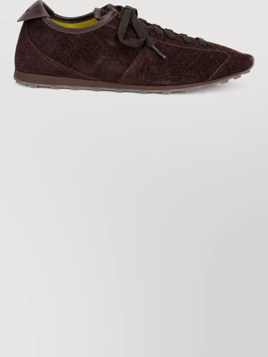 Jacquemus Suede Lace-Up Sneakers