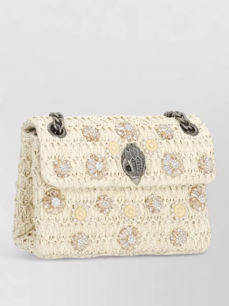 Kurt Geiger Beaded Floral Shoulder Bag