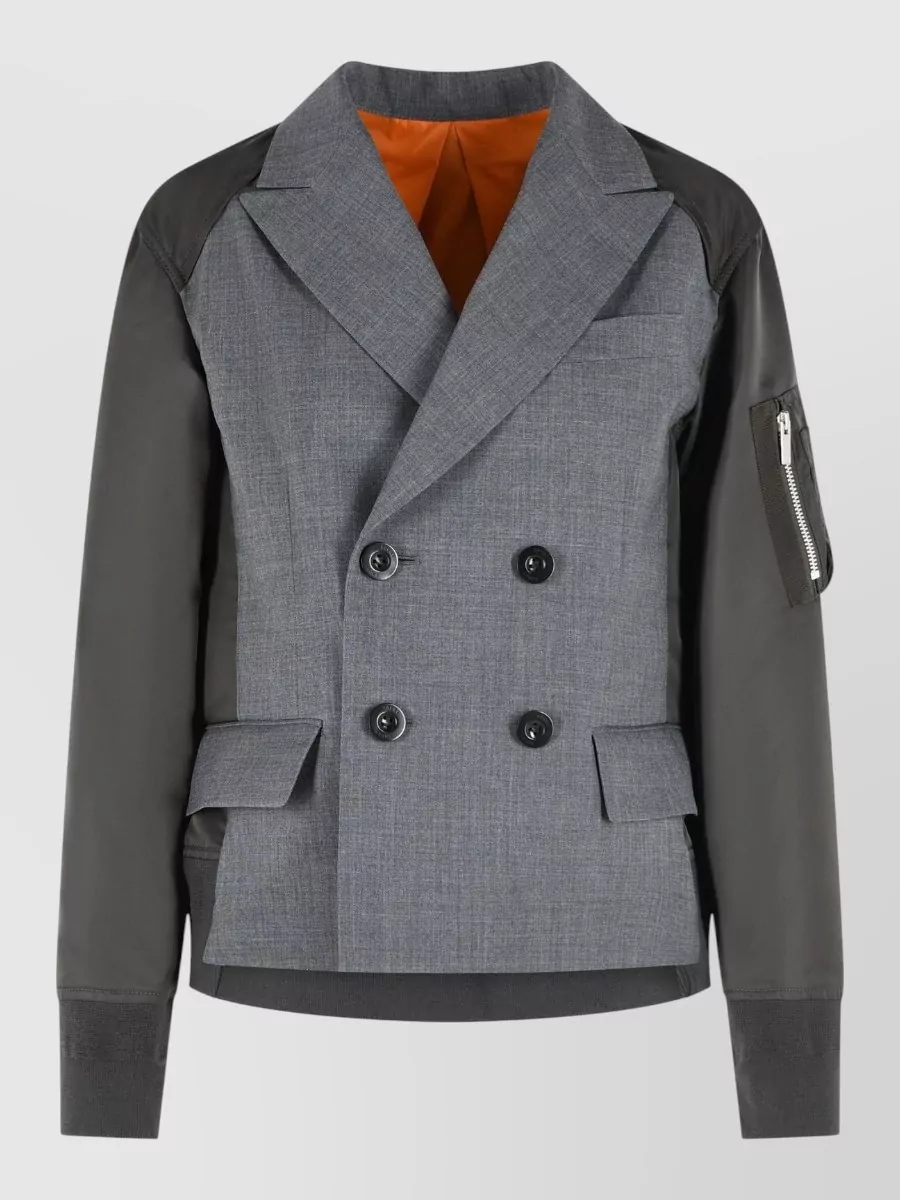 Sacai Double breasted coat