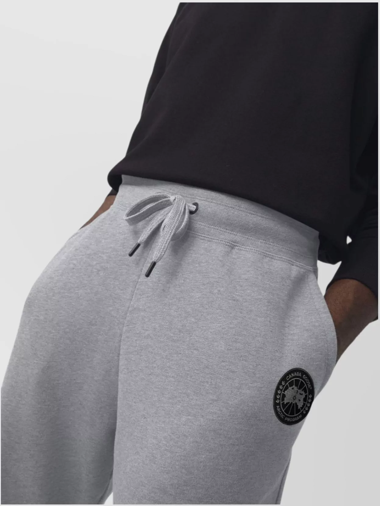 Canada Goose Heavy Cotton Fleece Drawstring Trousers