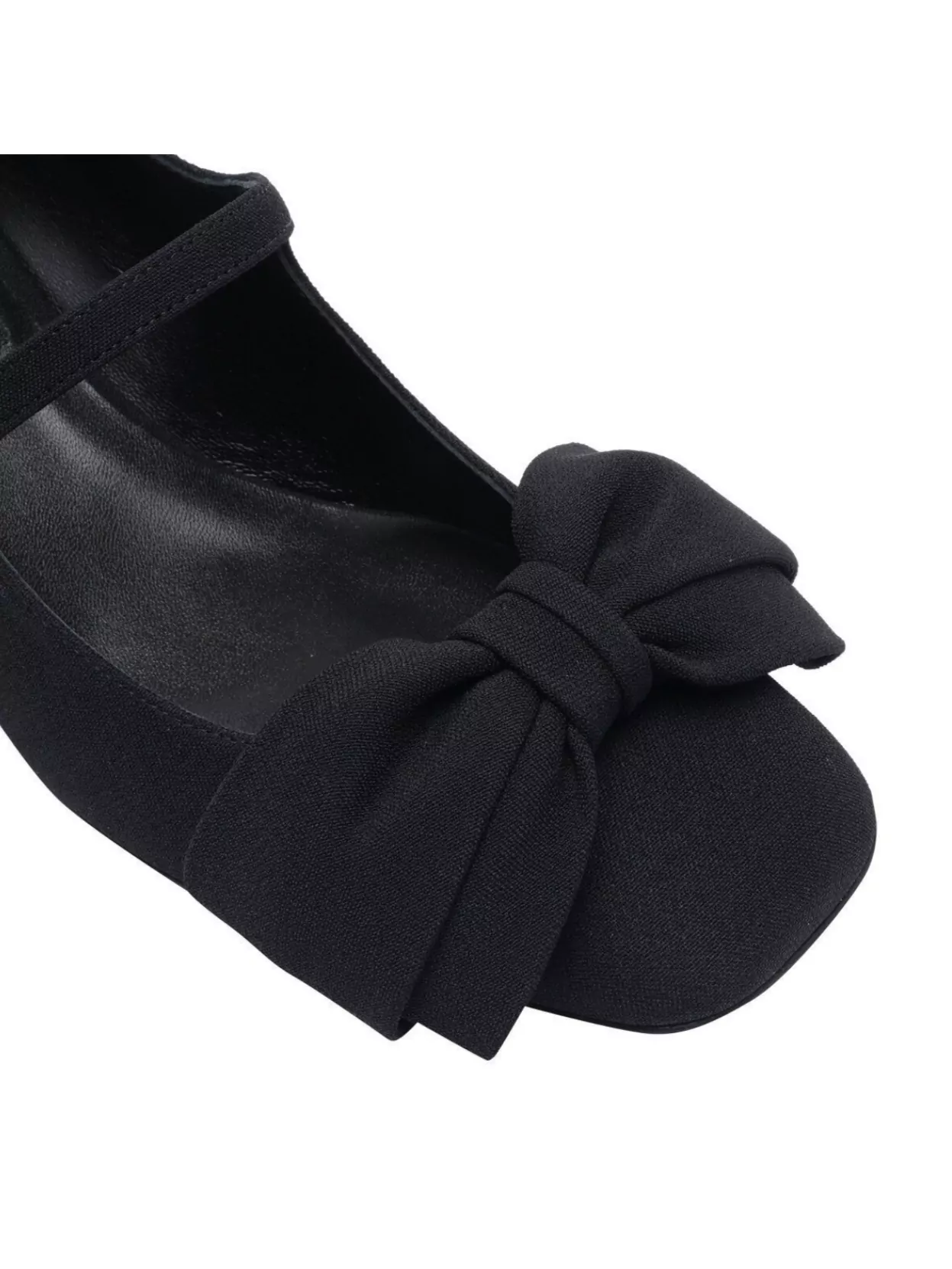 Valentino Mary Jane Block Heel Square Toe