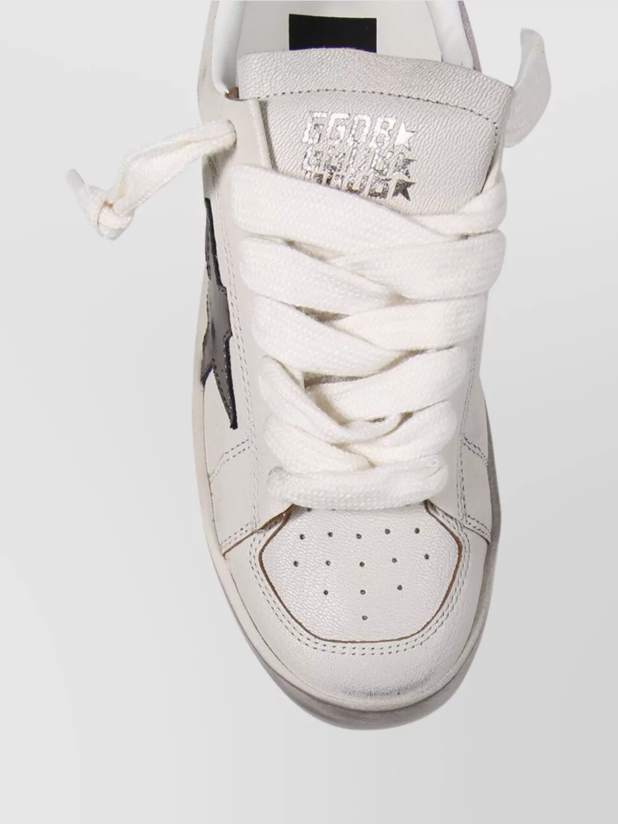 Golden Goose Stardan Laminated Star Suede Heel Sneaker In Red