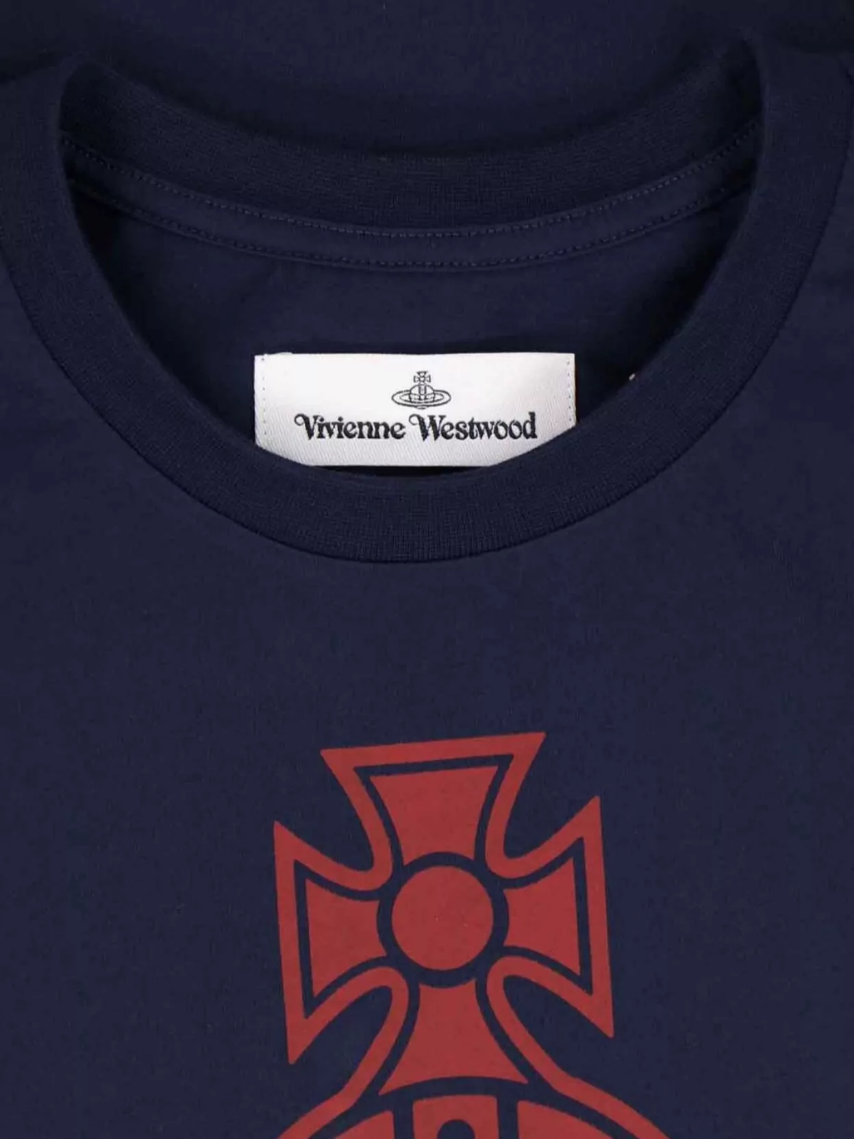 Vivienne Westwood Graphic Print Crew Neck Short Sleeve Top