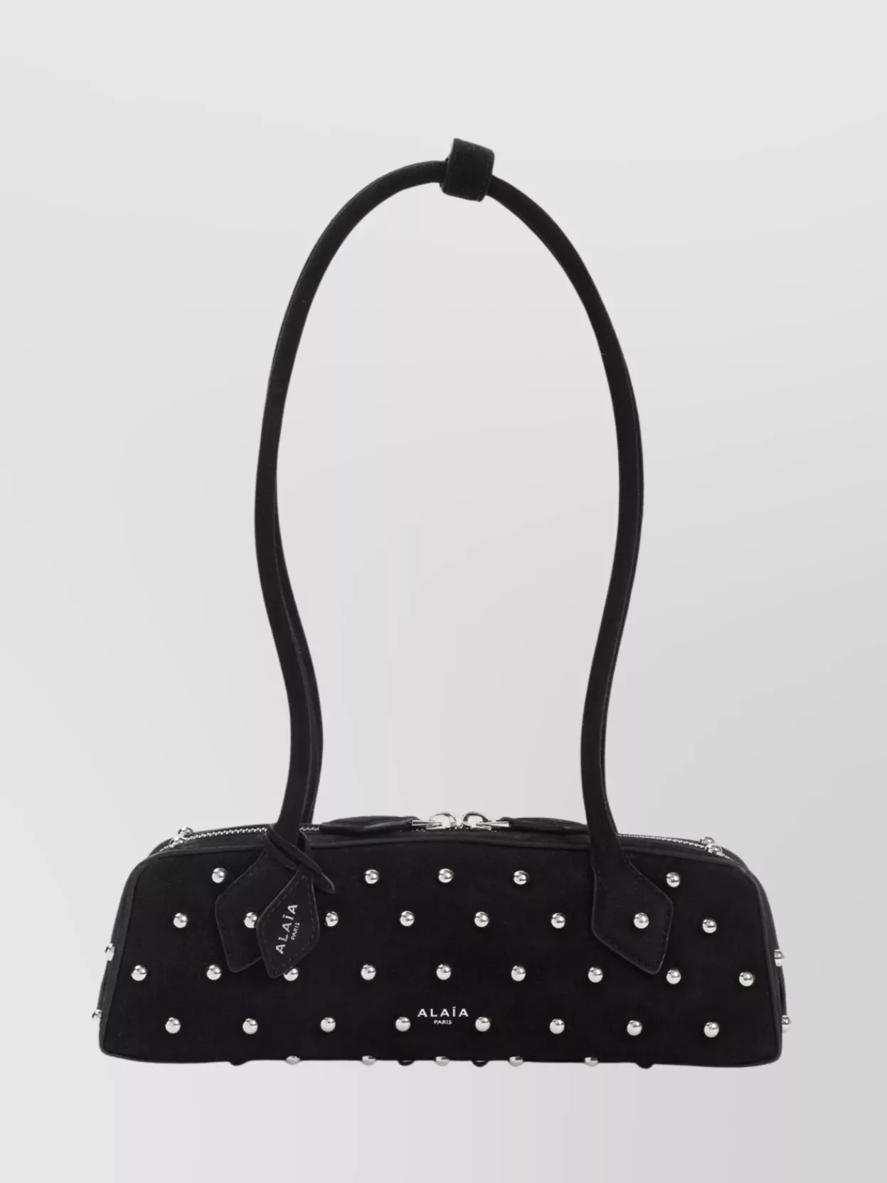 Alaïa Small Rectangular Studded Top Handle Bag