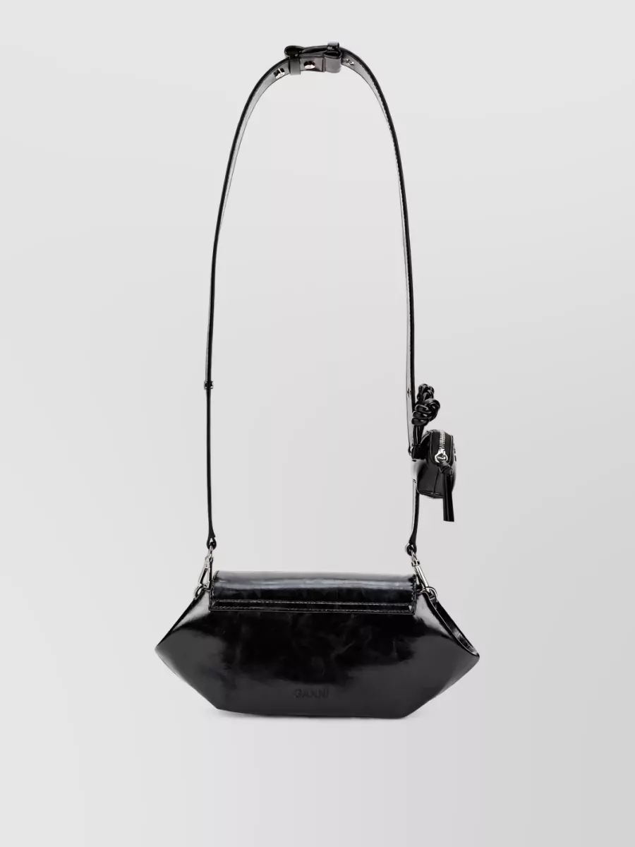 Ganni Na Leather Shoulder Bag