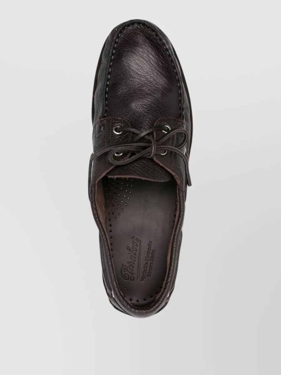Paraboot Leather Boat Shoes