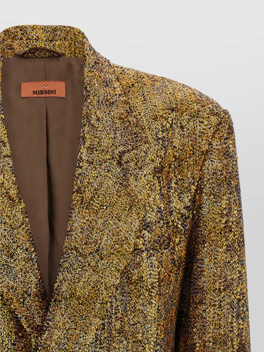 Missoni Double-Breasted Sequin Blazer