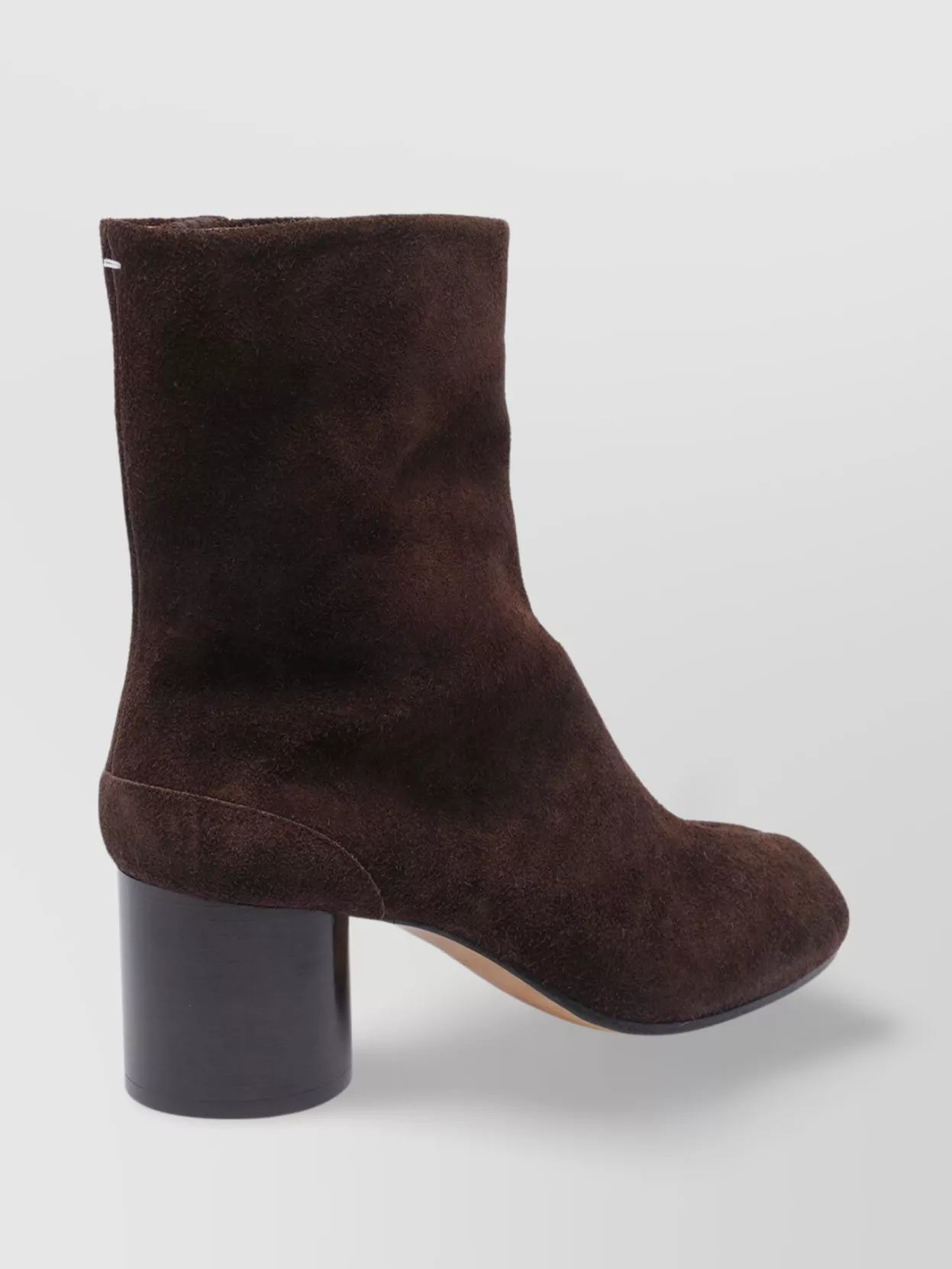Maison Margiela Suede Block Heel Ankle Boots