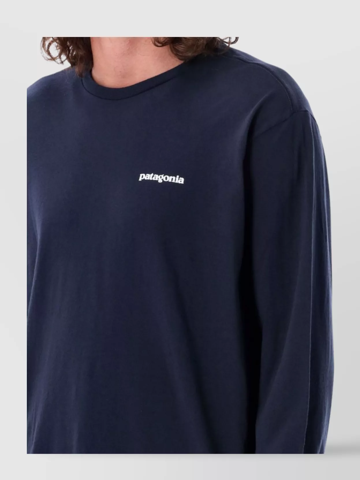 Patagonia Long Sleeve Cotton Blend Crewneck T-Shirt