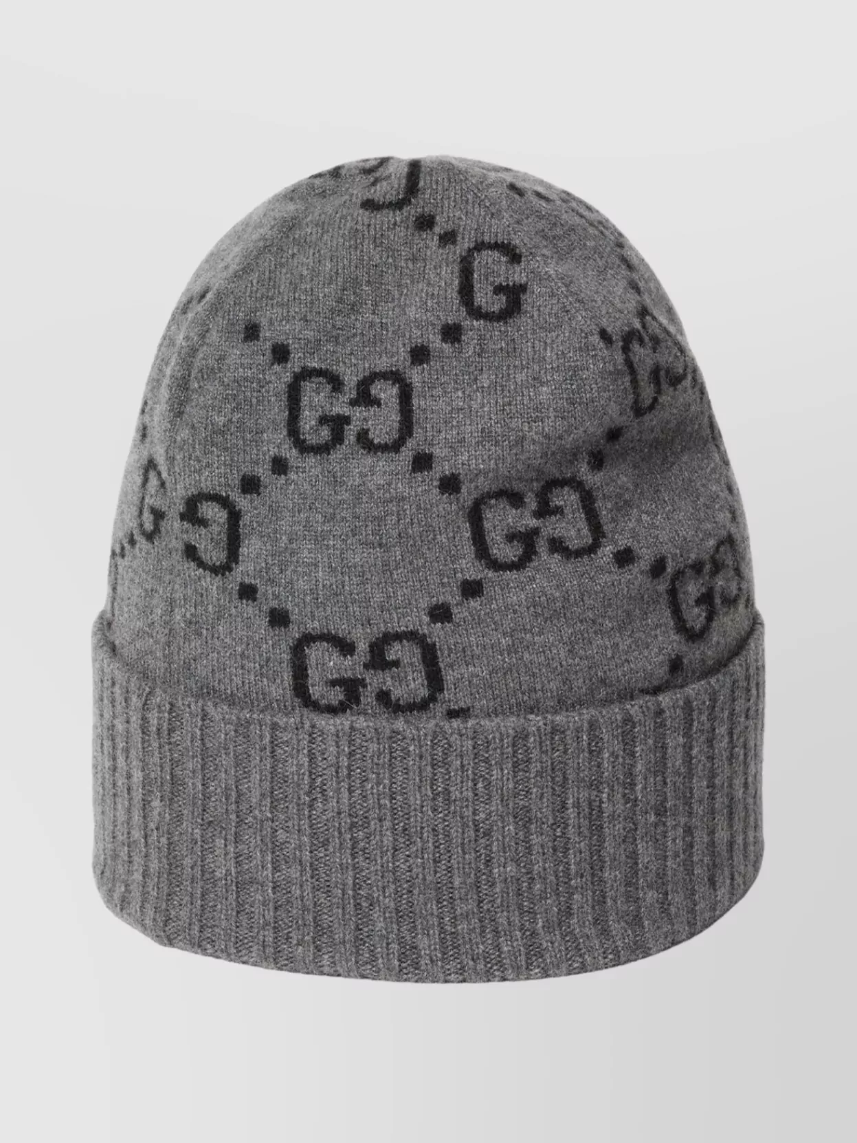 Gucci Soft Textured Hat Ribbed Cuff