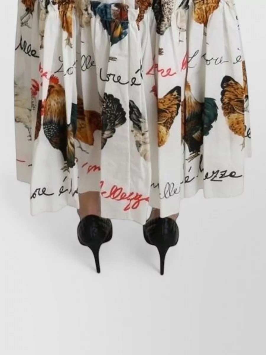 Dolce&Gabbana Cotton Off-Shoulder Tiered Maxi Dress
