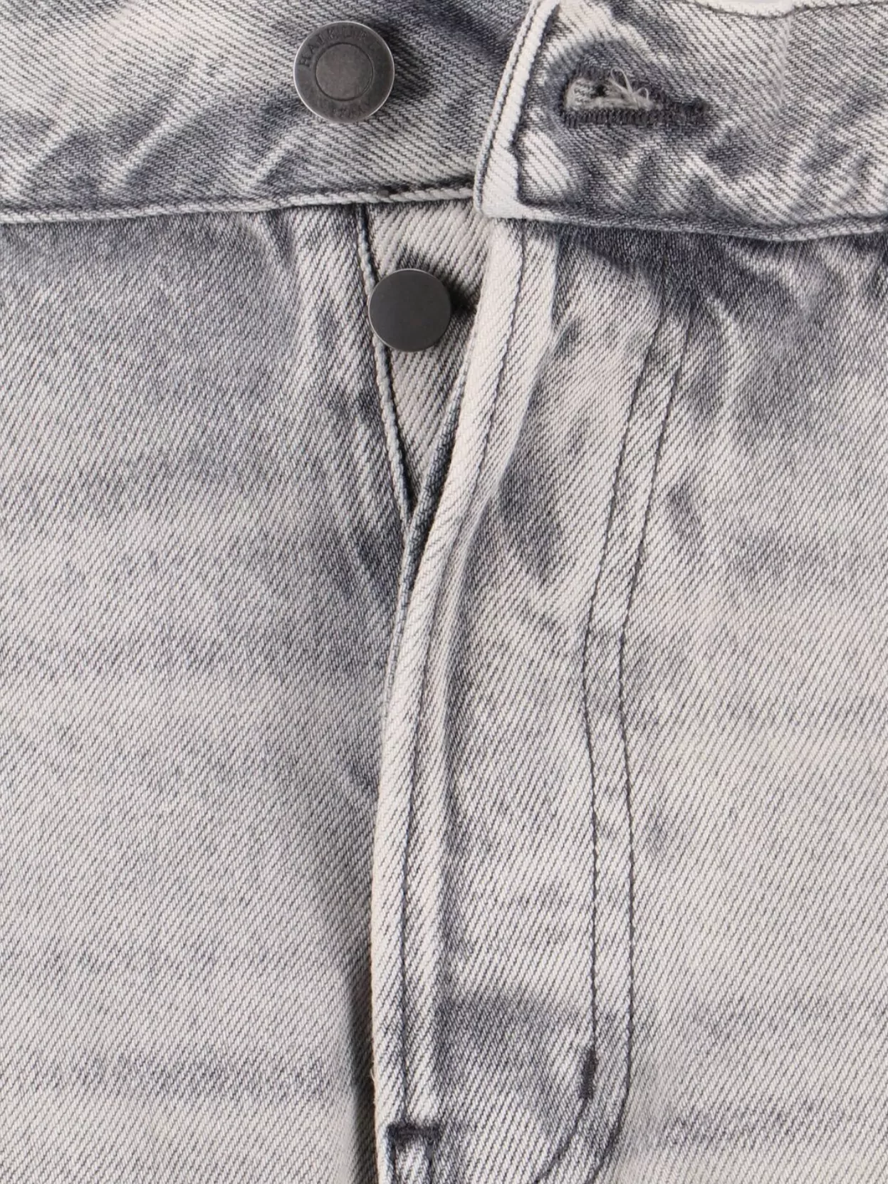 Haikure Straight Leg Five-pocket Trousers Rivet Accents
