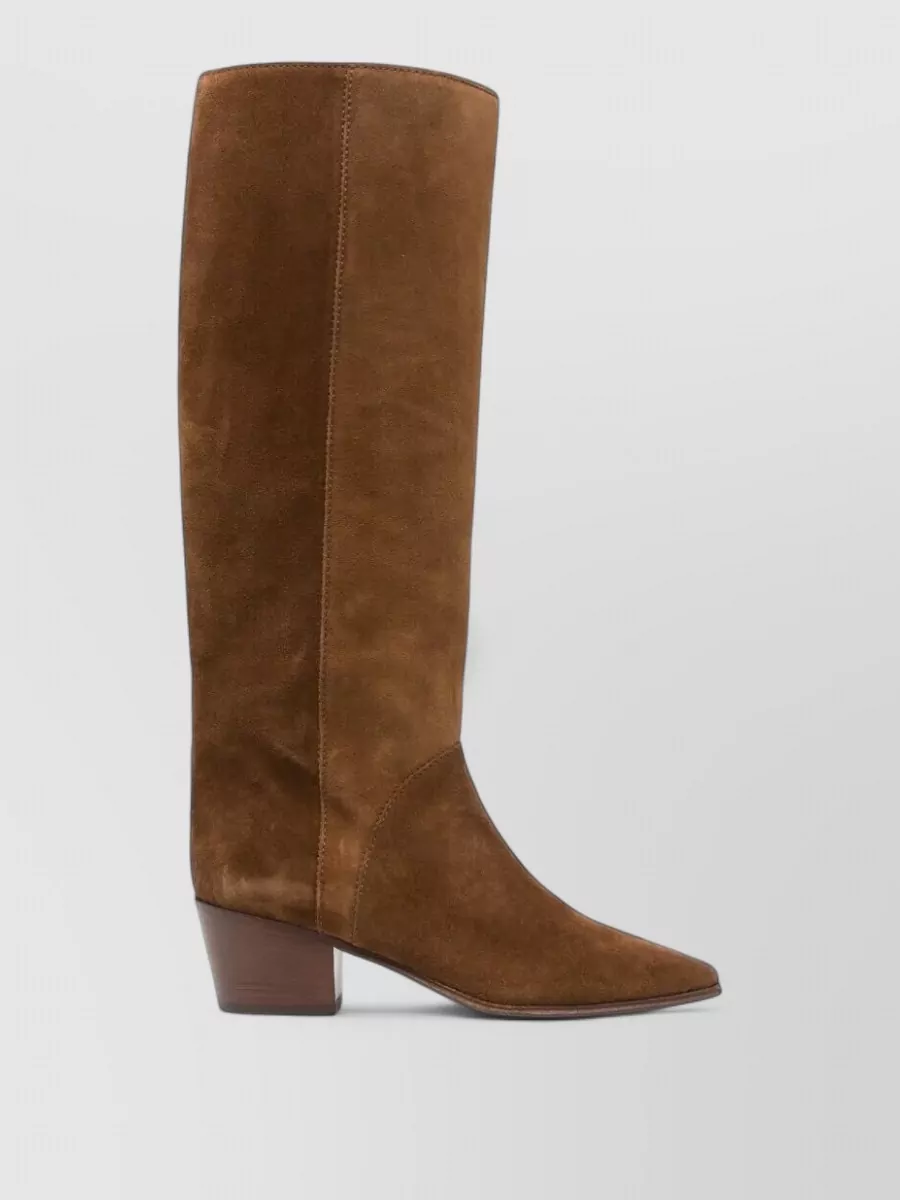 Casadei leather knee boots