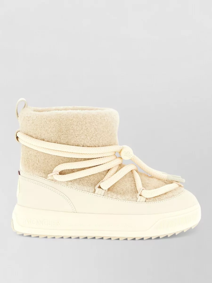 Moncler Altive Mid Boots Round Toe Rubber Sole