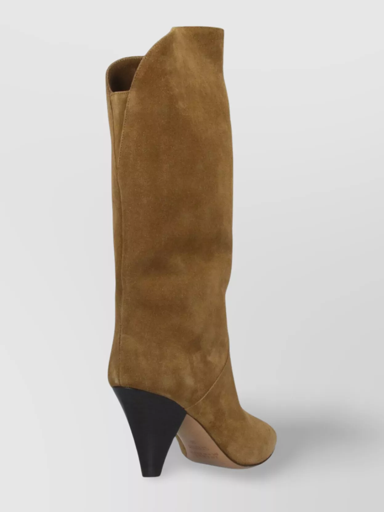 Shop Isabel Marant Heel Cone Knee Pointed Suede