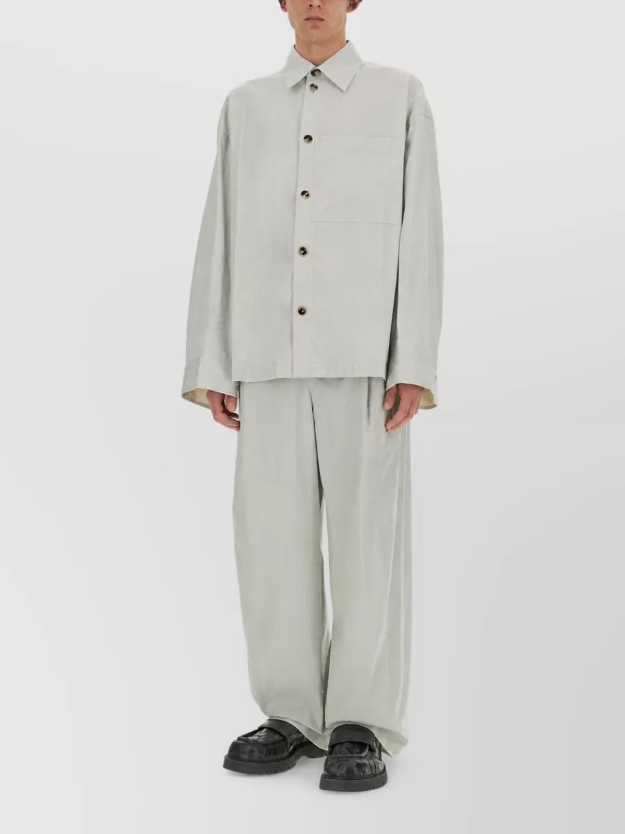 Bottega Veneta Silk Wide-Leg Trousers