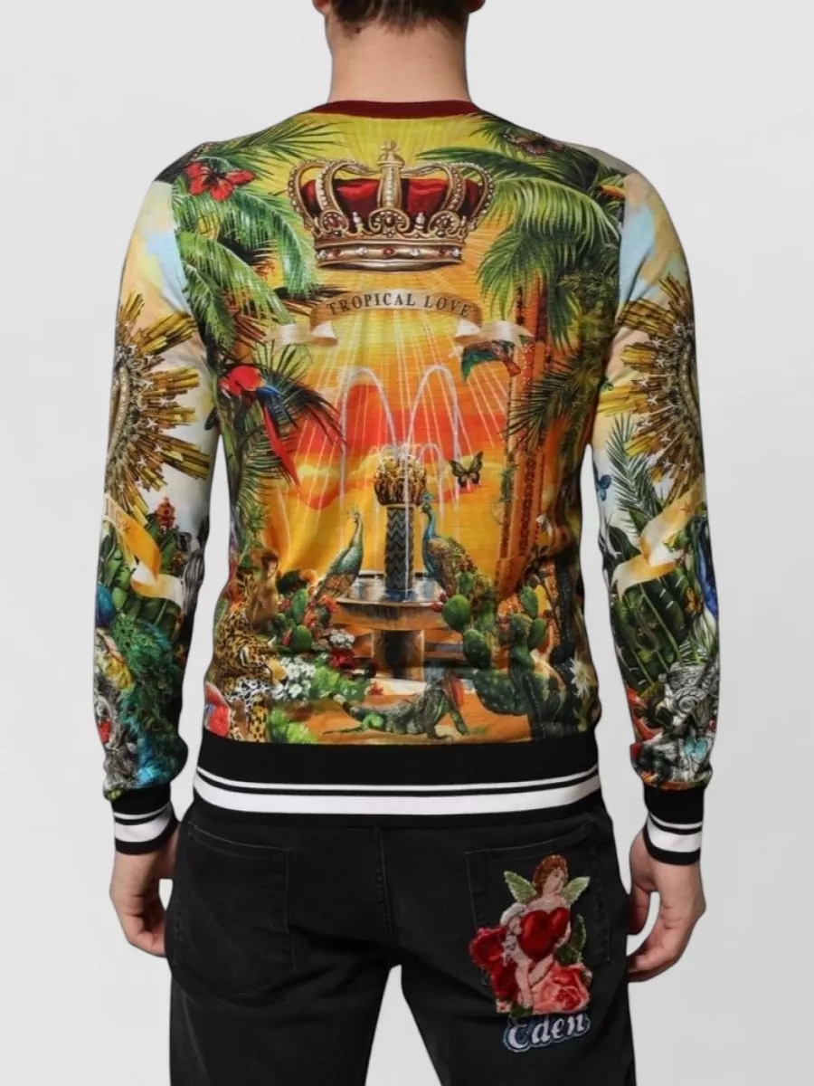Dolce&Gabbana Silk Pullover T-Shirt