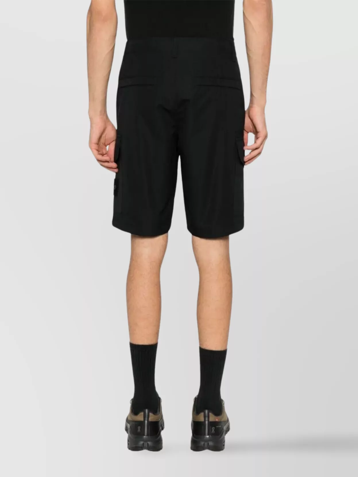 Stone Island Cargo Shorts Phantom Multiple Pockets