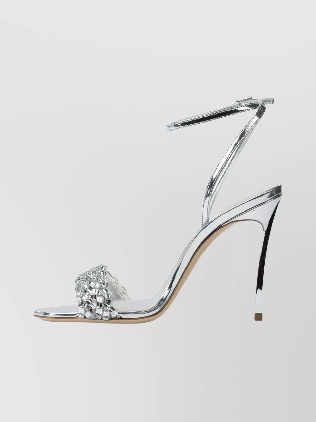 Casadei Celestial Heeled Sandals Open Toe Metallic