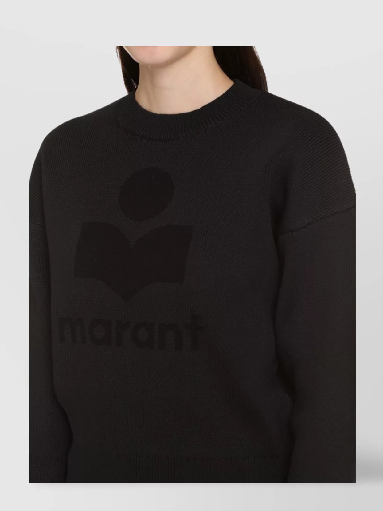 Isabel Marant Étoile Isabel Marant Etoile Ailys Cotton Blend Crew-neck Sweater