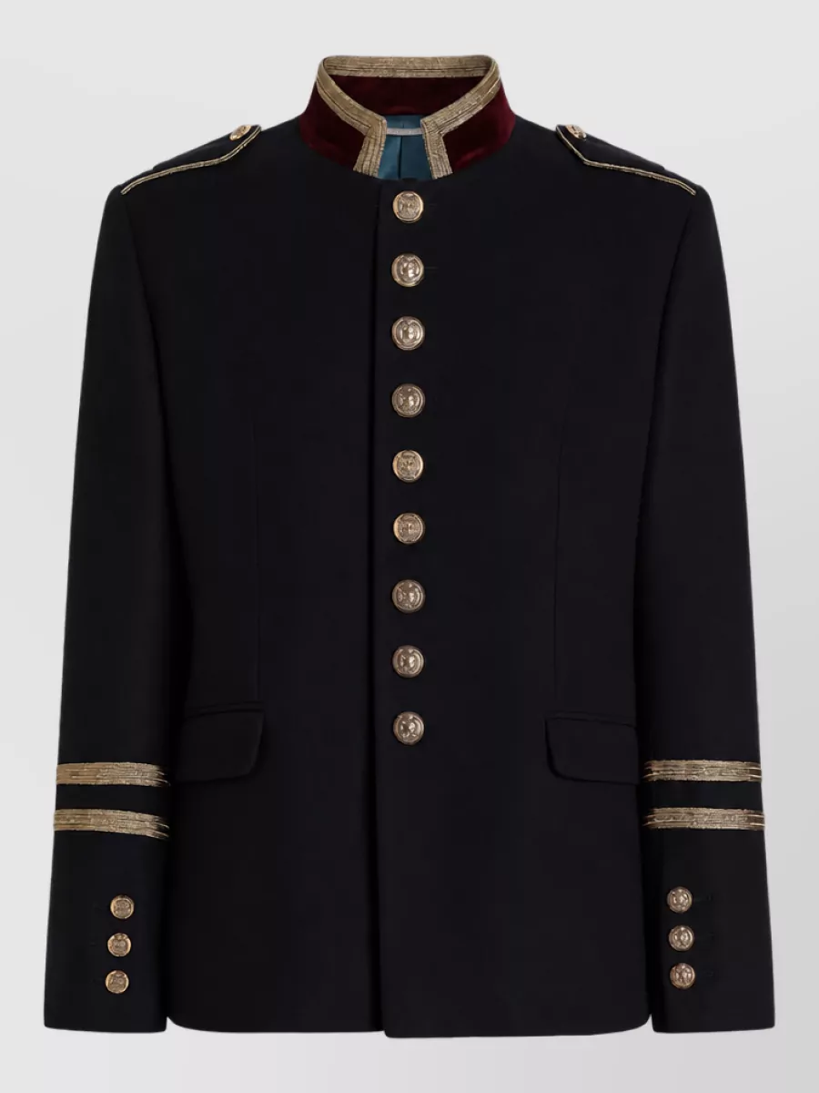 Dolce&Gabbana Cashmere wool single-breasted coat
