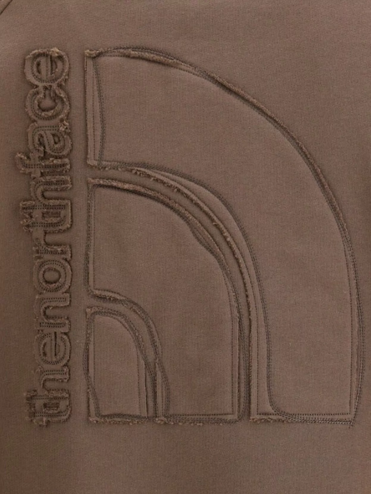 Shop The North Face Embroidered Monogram Cotton Sweatshirt