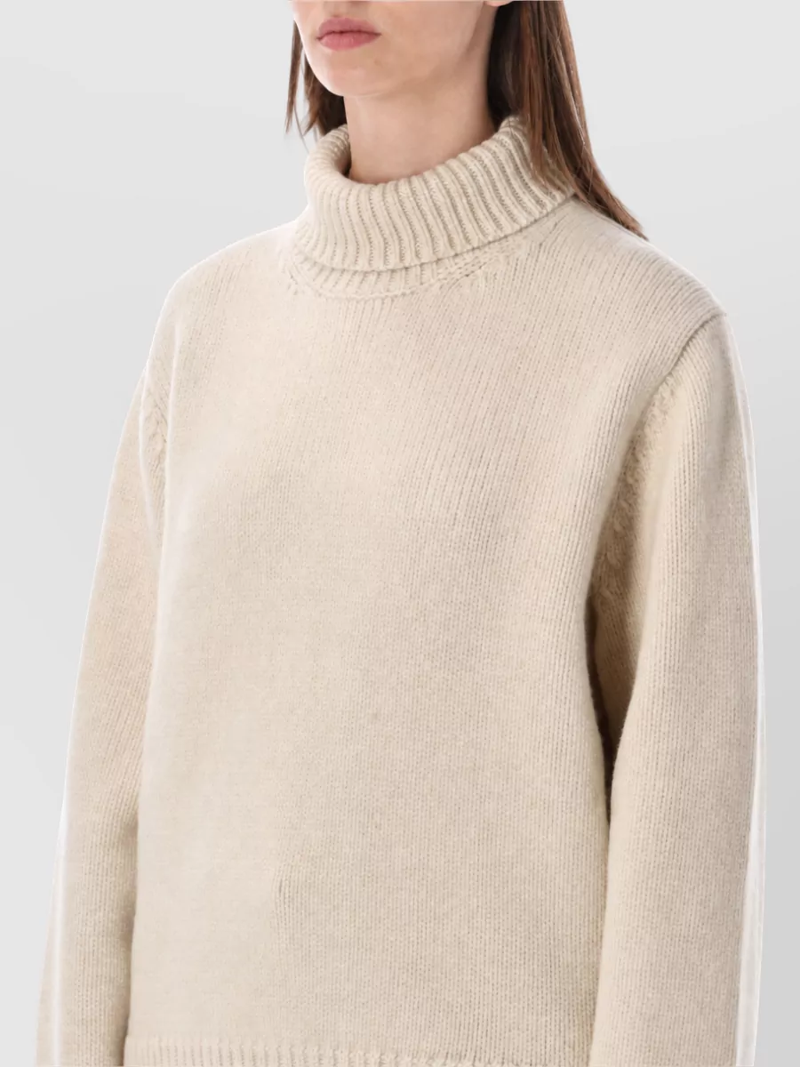 Totême Wool Oversized Turtleneck Sweatshirt