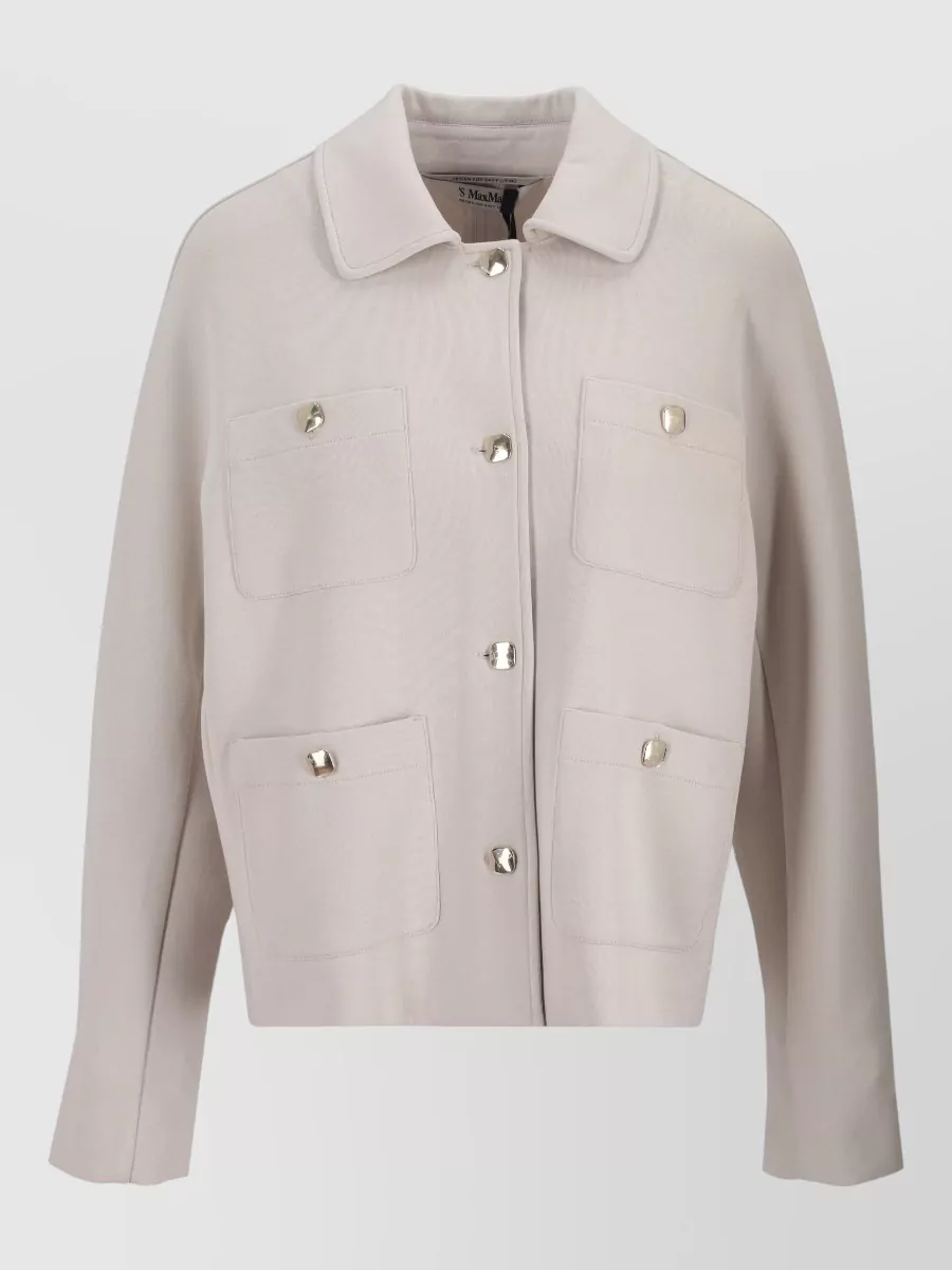 S Max Mara Jersey Fitted Jacket