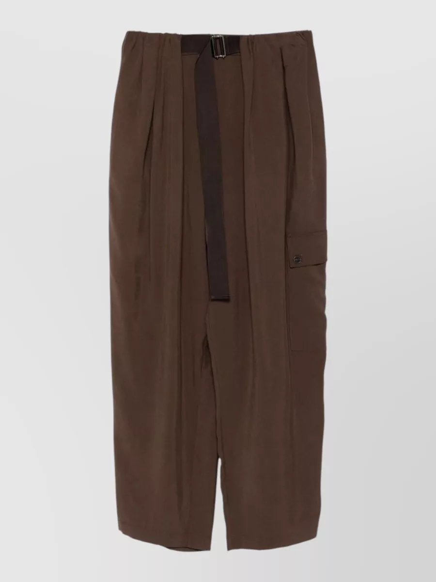 Alysi Pleated Wide-Leg Trousers