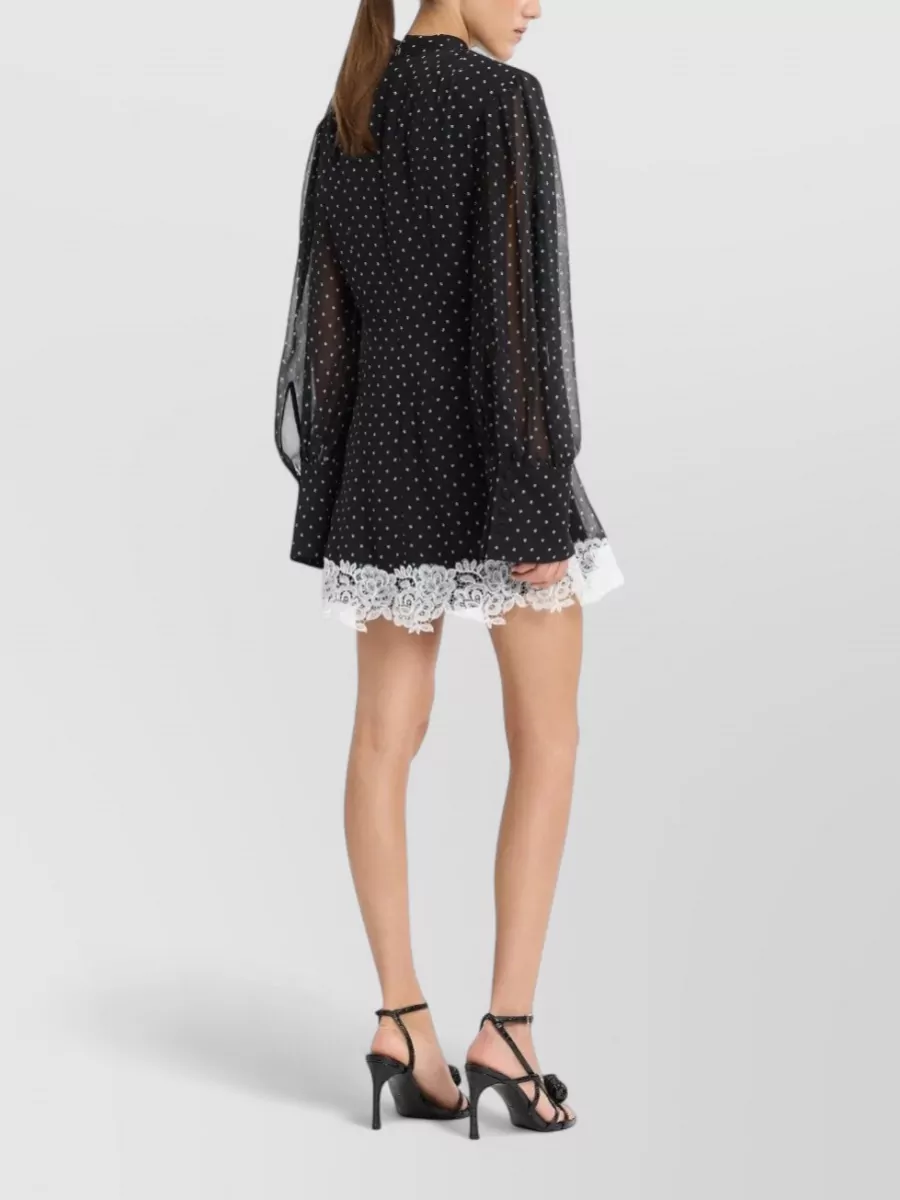 Rotate Lace Mini Dress