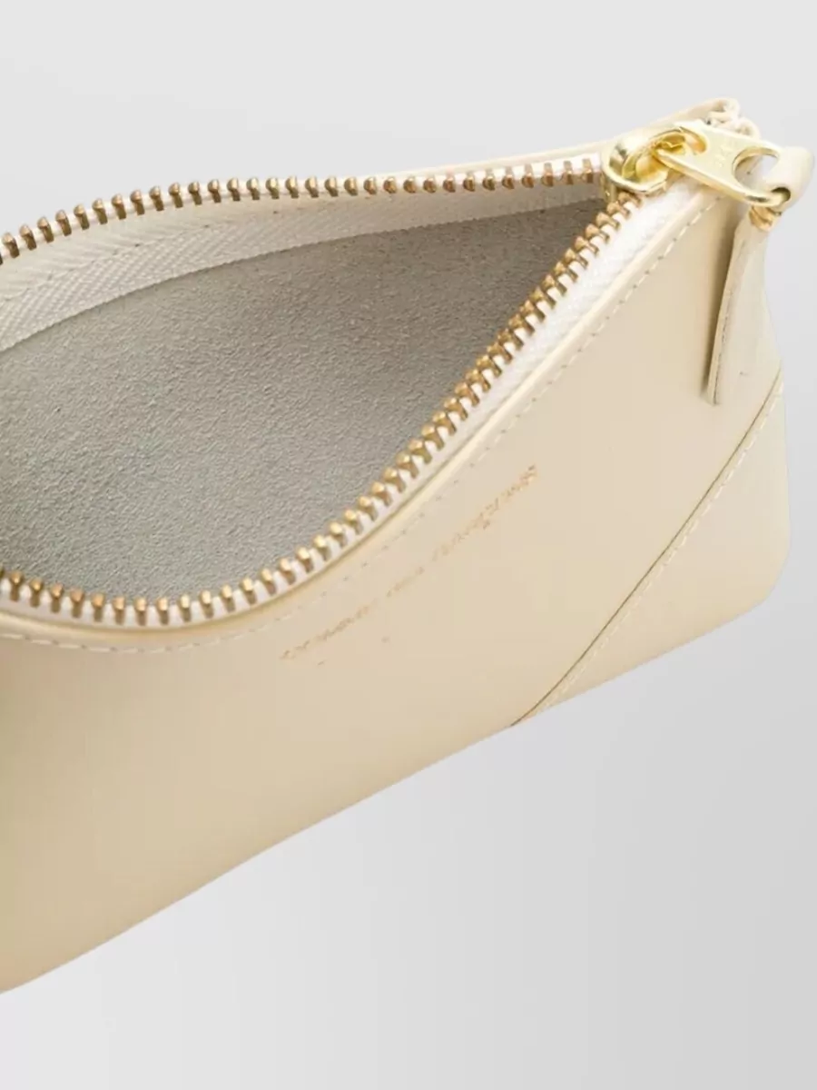 Comme Des Garçons Zip Around Smooth Leather Wallet Design